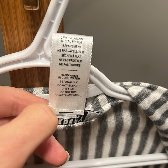 Jacob women’s striped knit open cardigan- size M - Picture 5 of 6